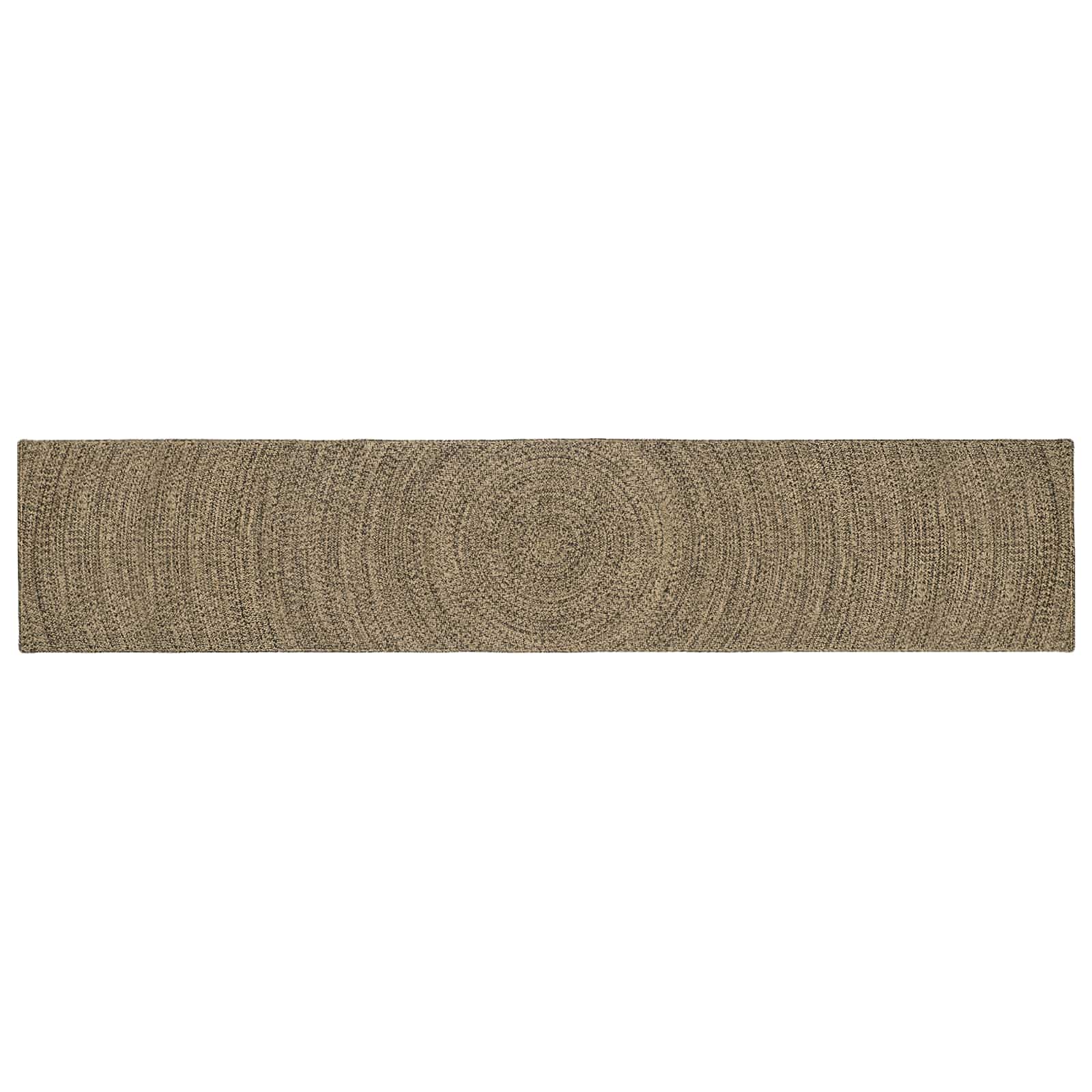 vidaXL Vloerkleed Natuurlijk en Wit 60 x 110 cm Jute