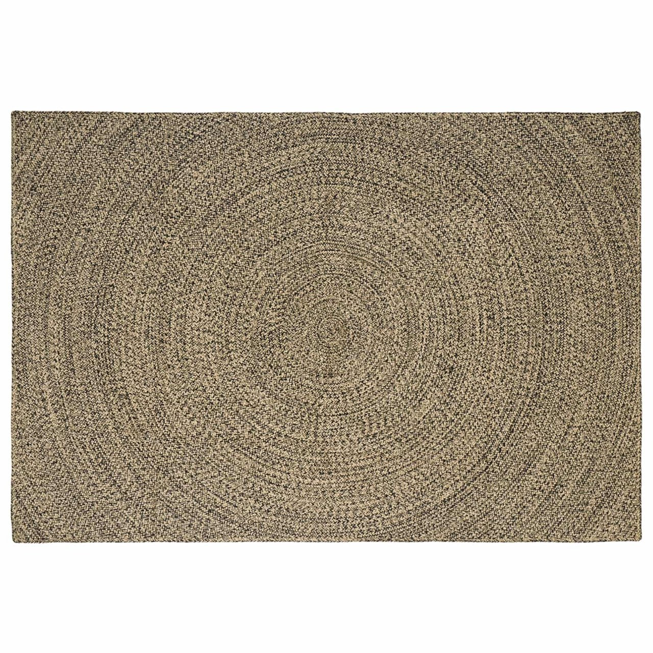 vidaXL Vloerkleed Natuurlijk en Wit 60 x 110 cm Jute