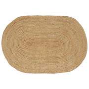 vidaXL Vloerkleed Natuurlijk en Zwart 300 x 300 cm Jute