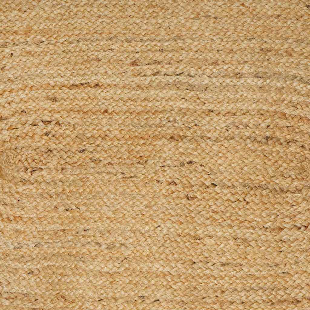 vidaXL Vloerkleed Natuurlijk en Zwart 300 x 300 cm Jute