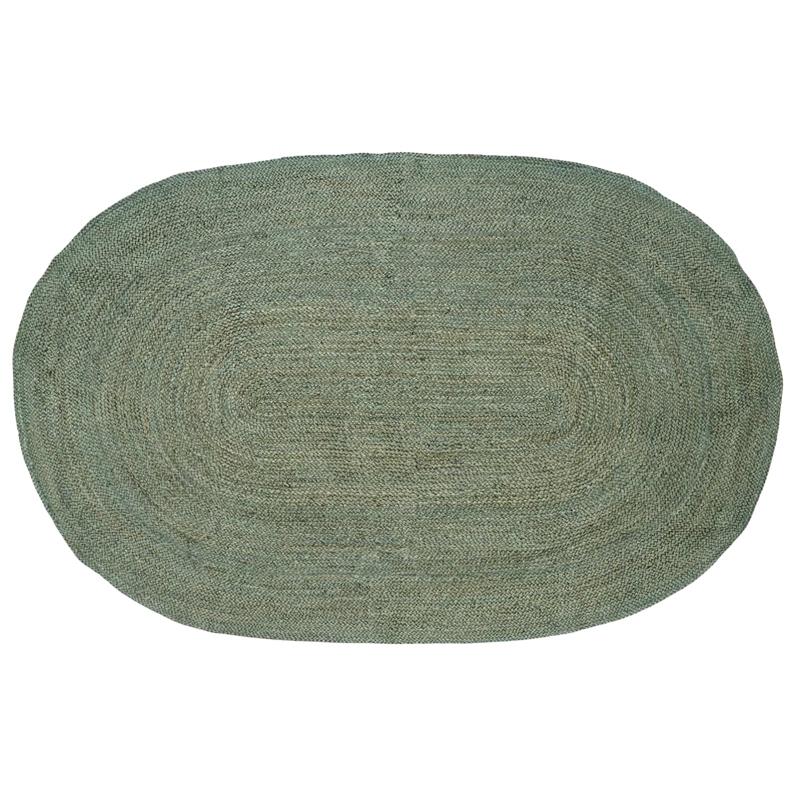 vidaXL Vloerkleed Natuurlijk en Zwart 300 x 300 cm Jute