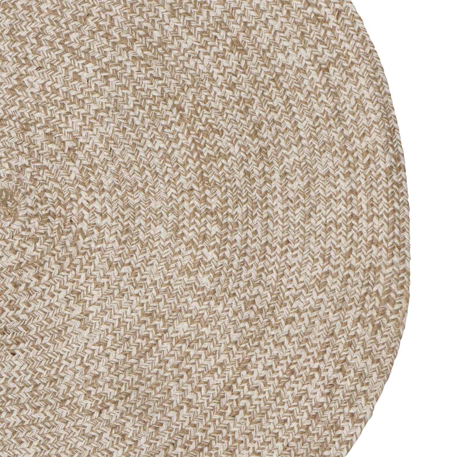 vidaXL Vloerkleden Wit 100 x 152 cm Jute