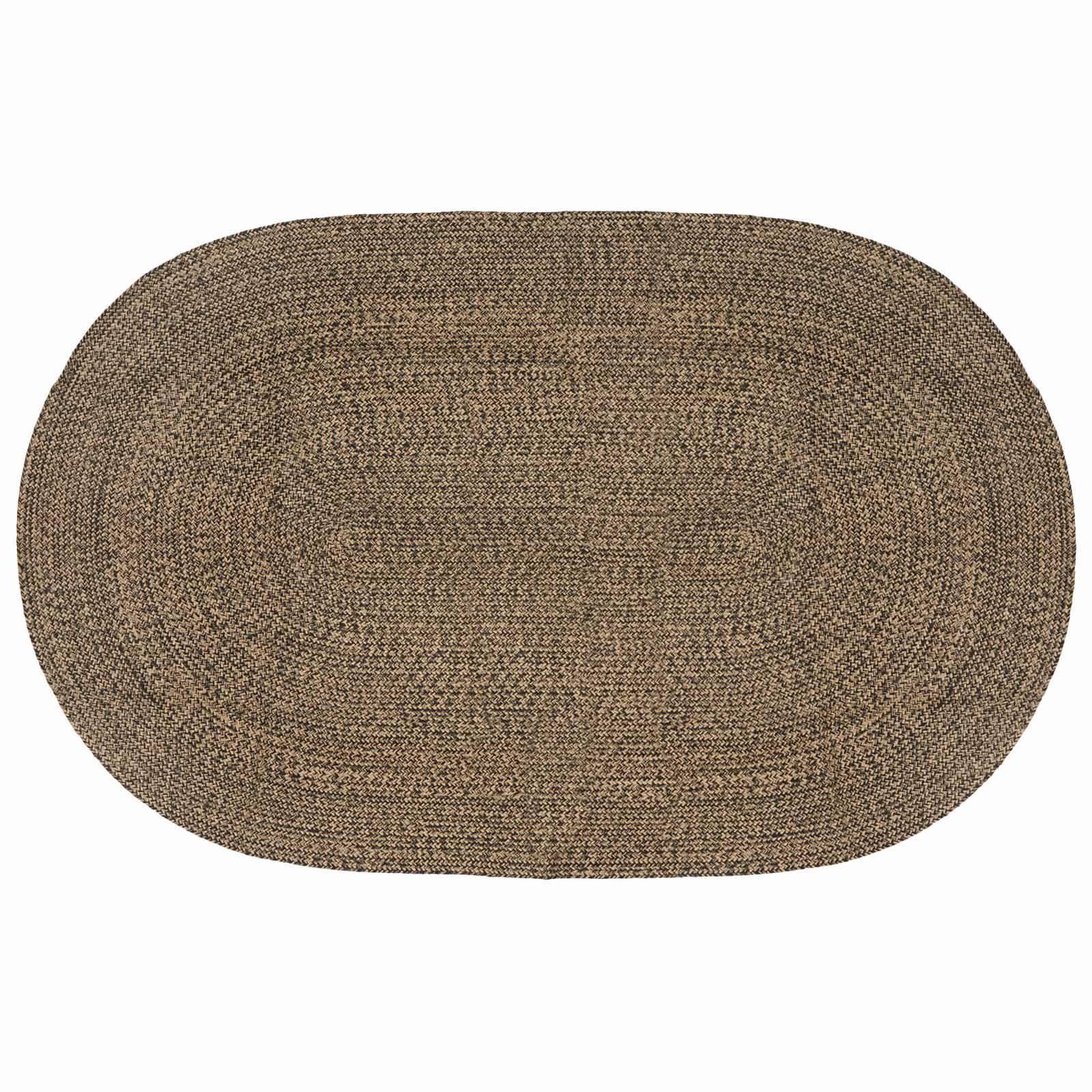 vidaXL Vloerkleden Wit 100 x 152 cm Jute