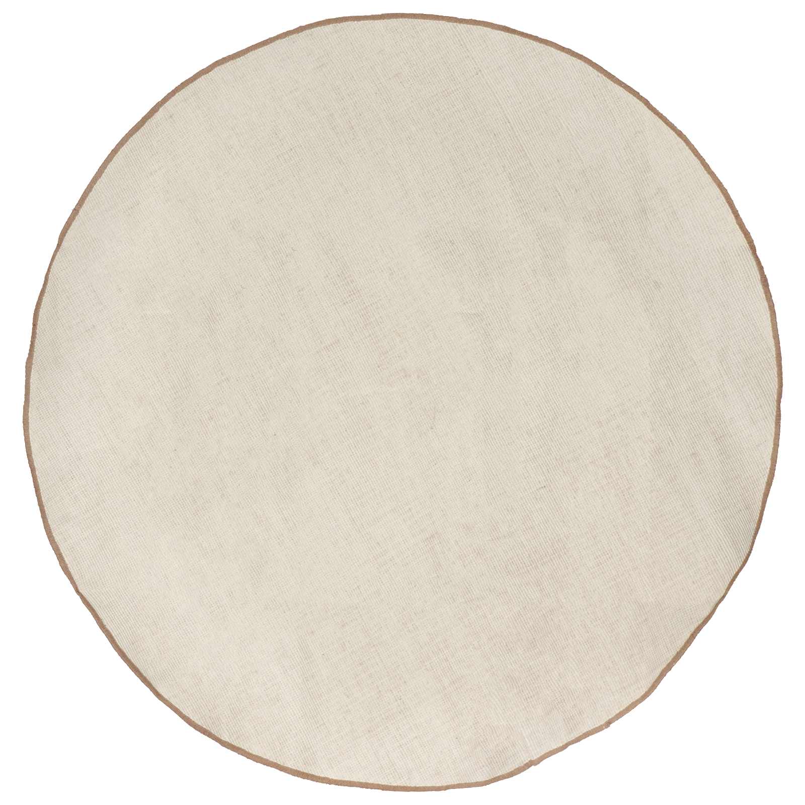 vidaXL Tapijt Naturel Ø 90 cm Jute
