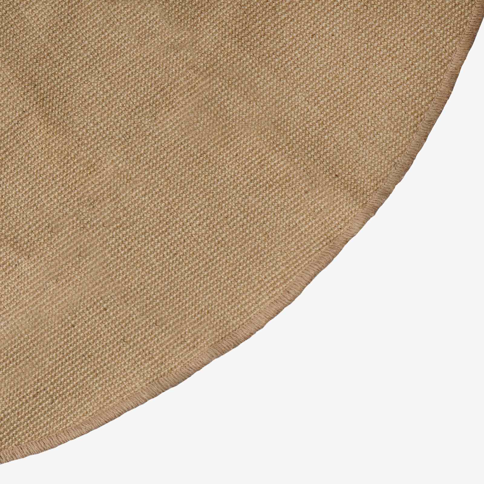 vidaXL Tapijt Naturel Ø 90 cm Jute