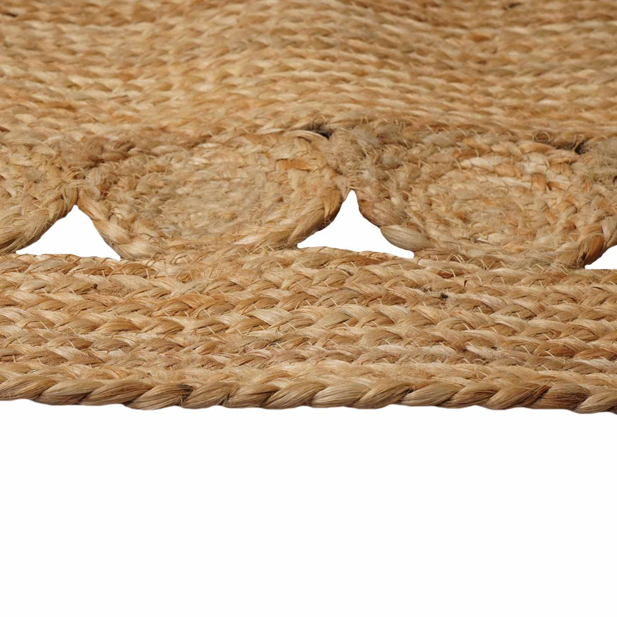 vidaXL Tapijt Beige 100 x 152 cm Jute