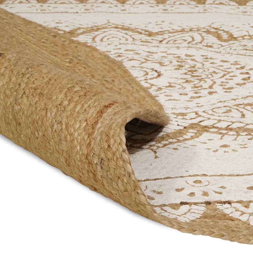 vidaXL Tapijt Bruin 100 x 152 cm Jute