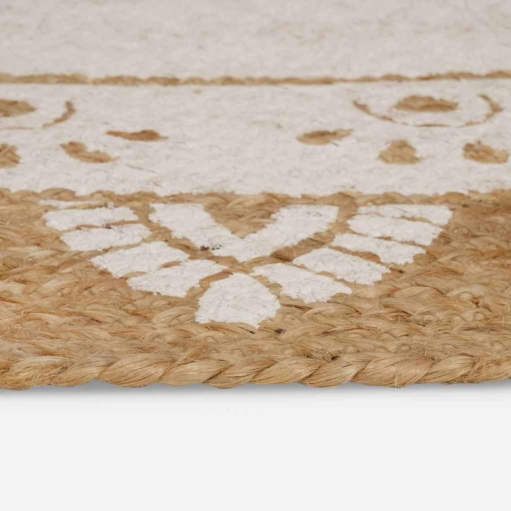 vidaXL Tapijt Bruin 100 x 152 cm Jute