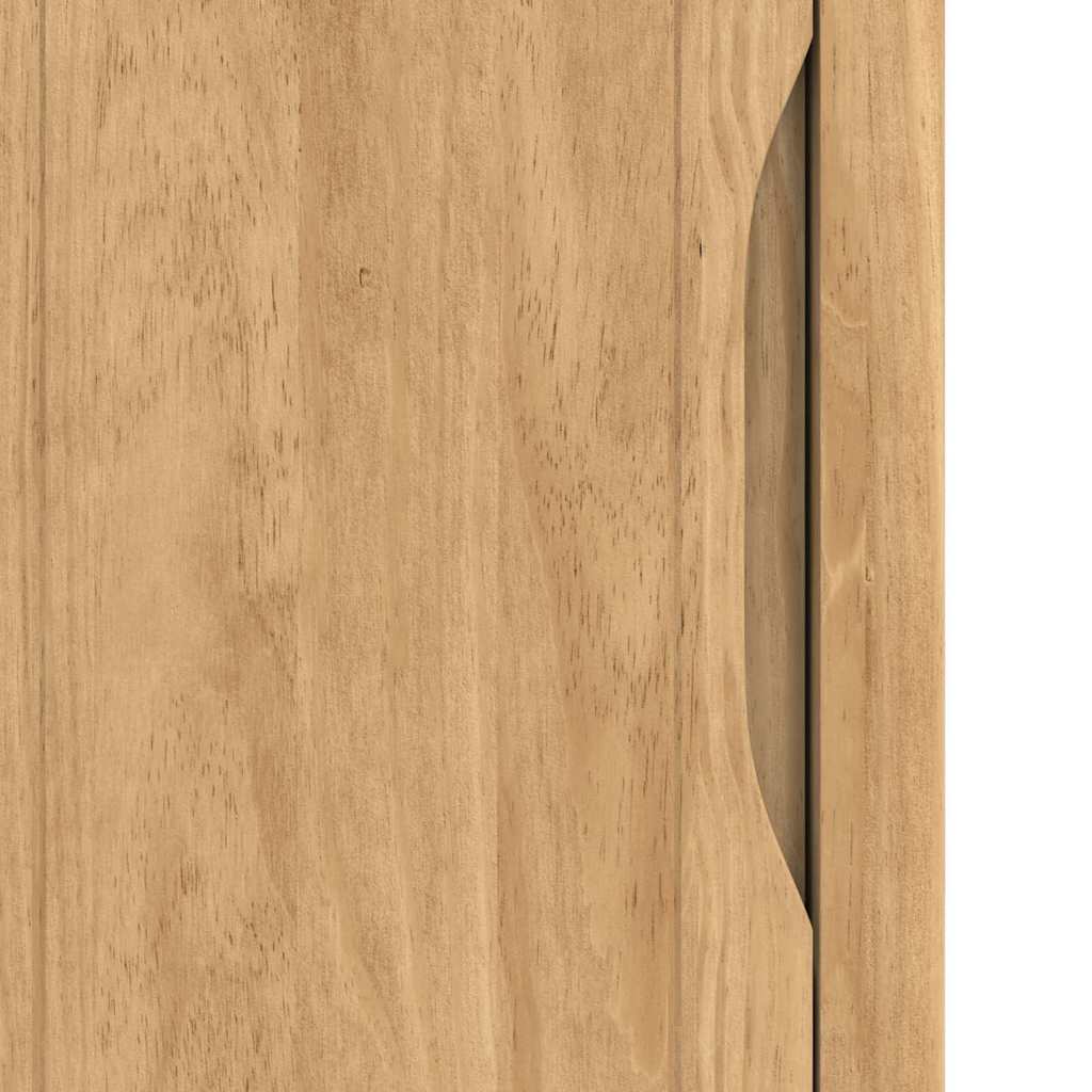 vidaXL Badkamer wandkast Wasbruin 60 x 40 x 80 cm Massief grenenhout