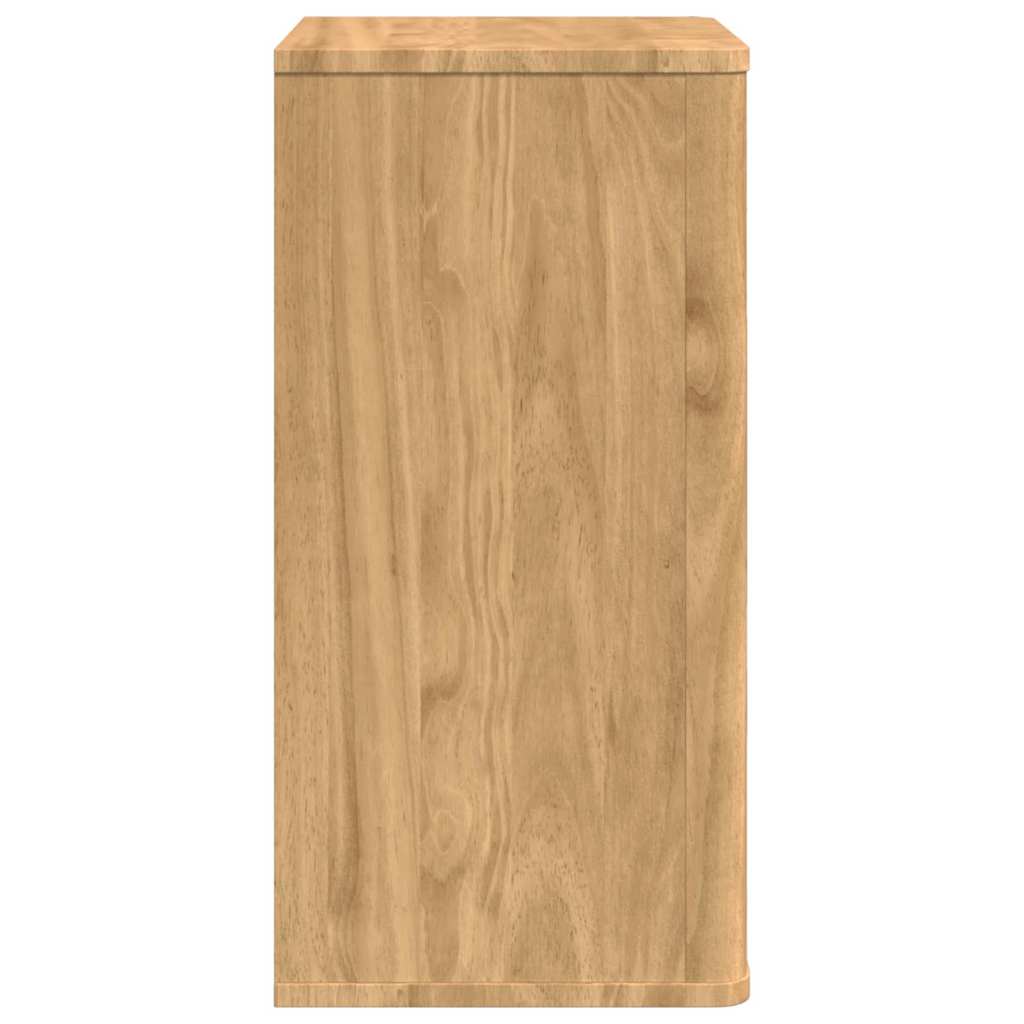 vidaXL Badkamer wandkast Wasbruin 60 x 40 x 80 cm Massief grenenhout