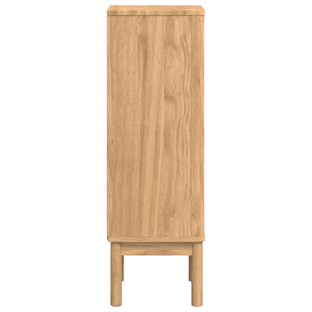vidaXL Badkamerkast Wasbruin 35 x 30 x 85 cm Massief grenenhout