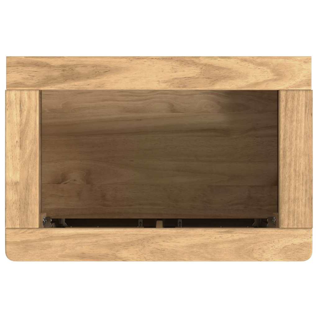 vidaXL Badkamer wastafelkast met plank FLORO Wasbruin 60 x 40 x 80 cm