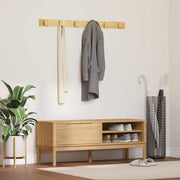 vidaXL Hal bank met lade Wasbruin 115 x 40 x 45 cm Massief Vurenhout