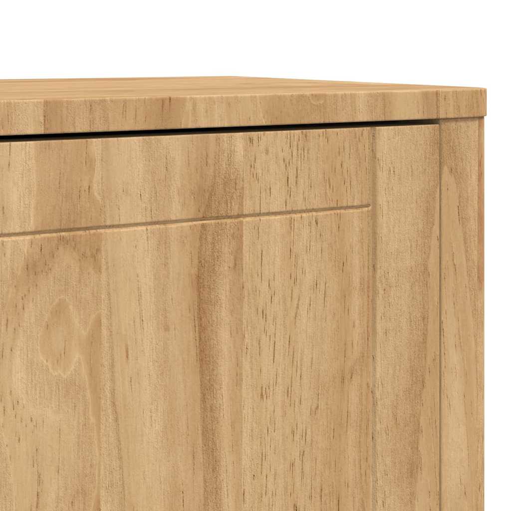 vidaXL Dressoir Wasbruin 70 x 30 x 70,5 cm Massief Vurenhout