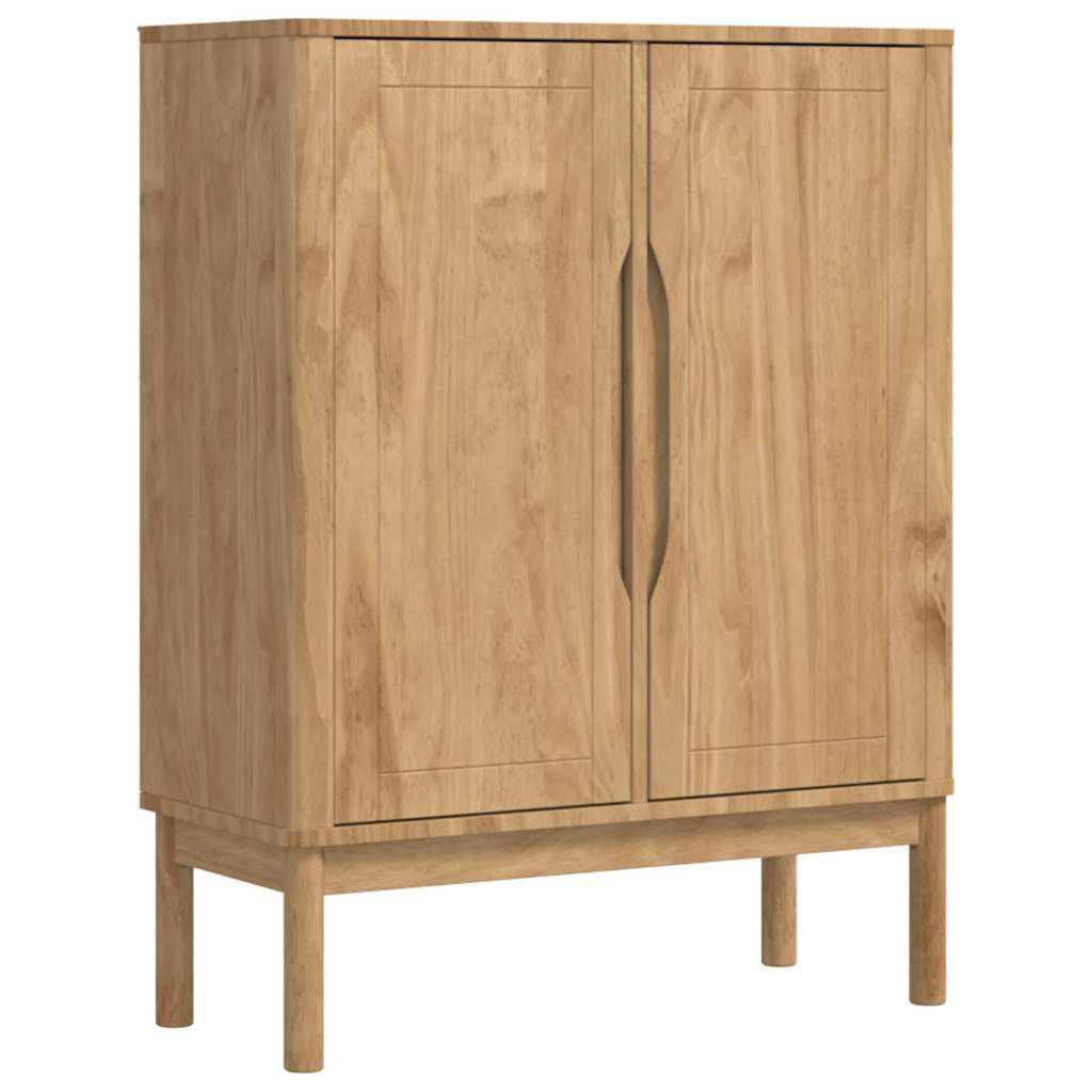 vidaXL Dressoir Wasbruin 70 x 30 x 70,5 cm Massief Vurenhout