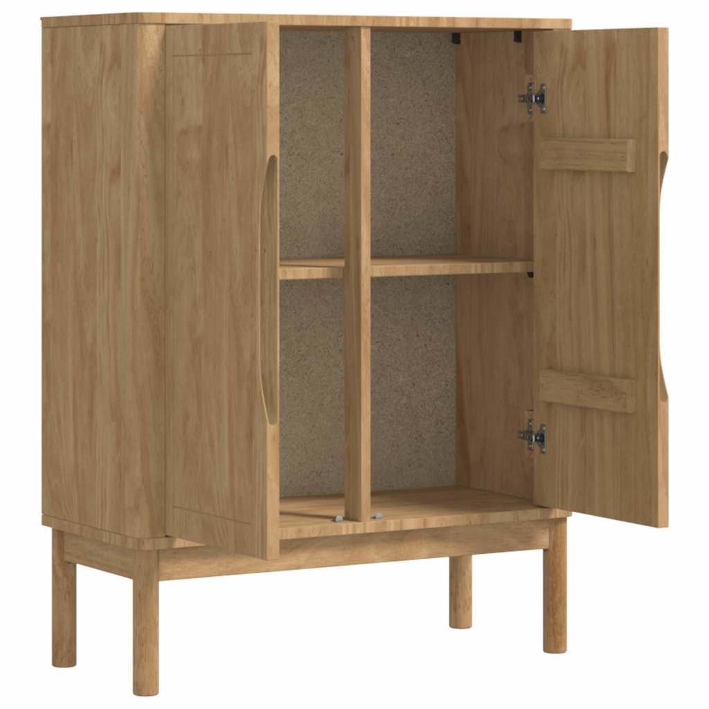 vidaXL Dressoir Wasbruin 70 x 30 x 70,5 cm Massief Vurenhout