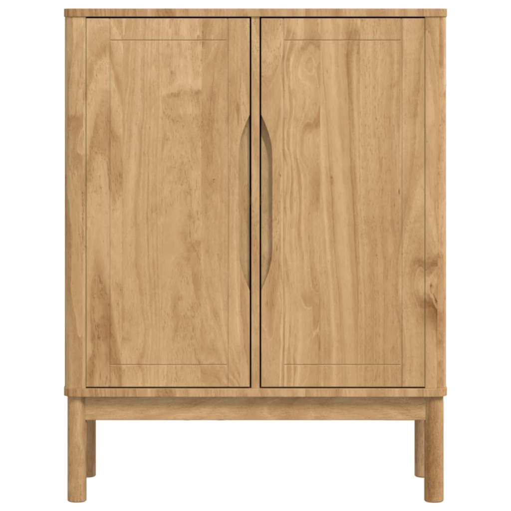 vidaXL Dressoir Wasbruin 70 x 30 x 70,5 cm Massief Vurenhout