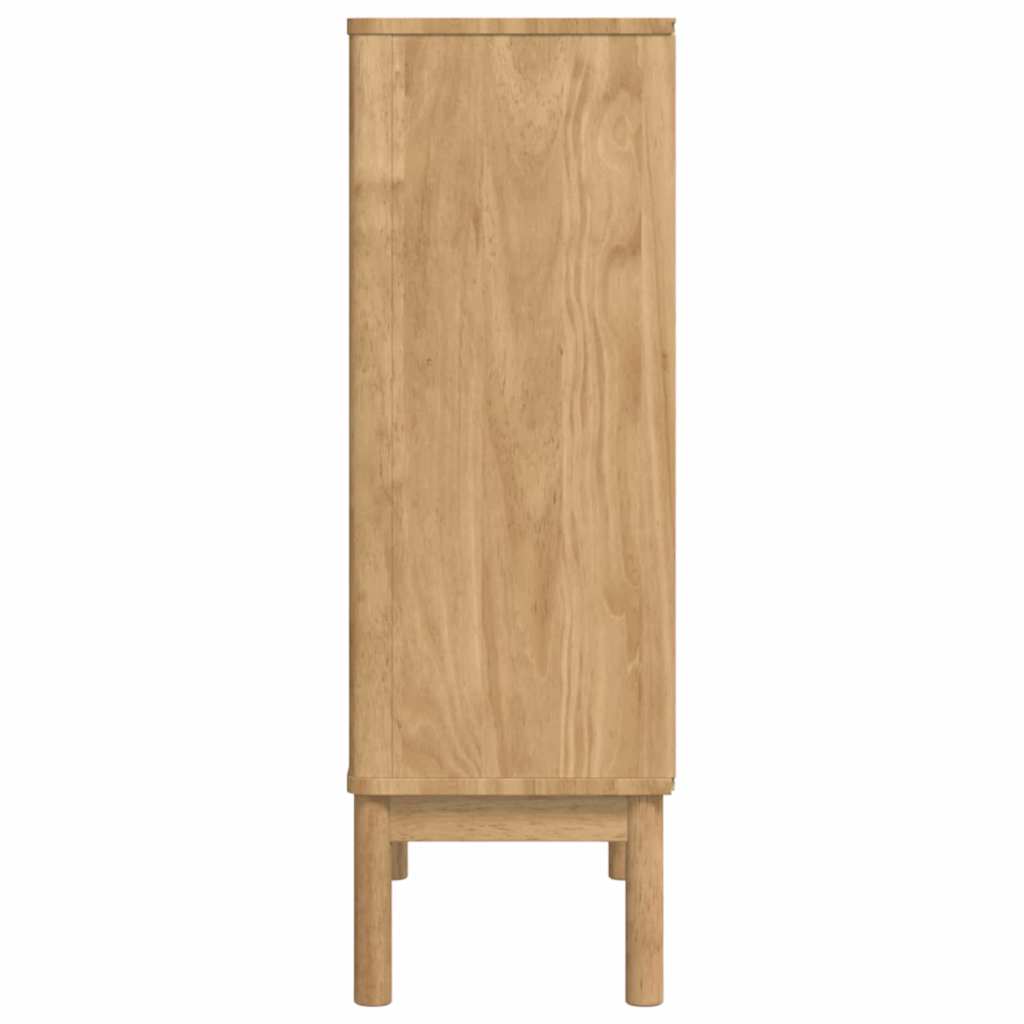 vidaXL Dressoir Wasbruin 70 x 30 x 70,5 cm Massief Vurenhout