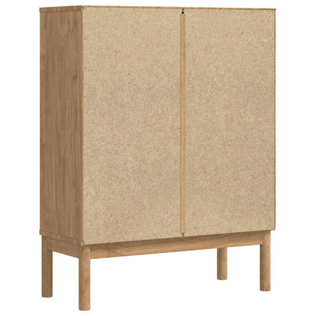 vidaXL Dressoir Wasbruin 70 x 30 x 70,5 cm Massief Vurenhout