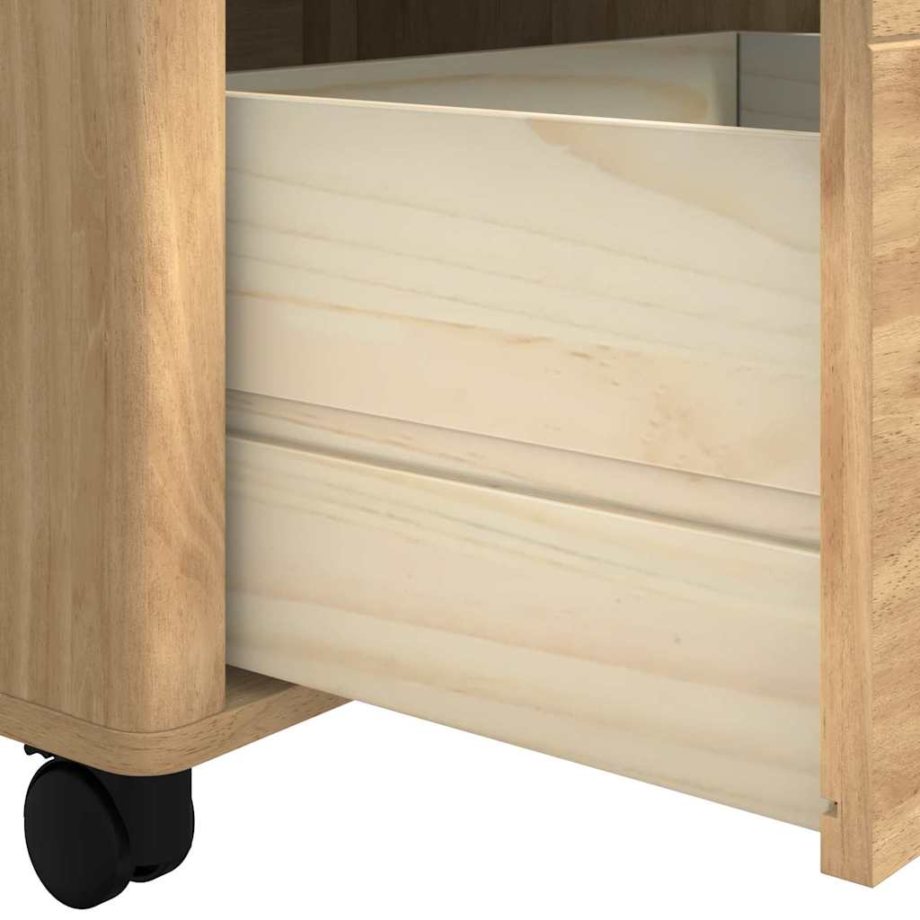 vidaXL Keuken Trolley FLORO Wasbruin 72,5 x 45 x 80 cm