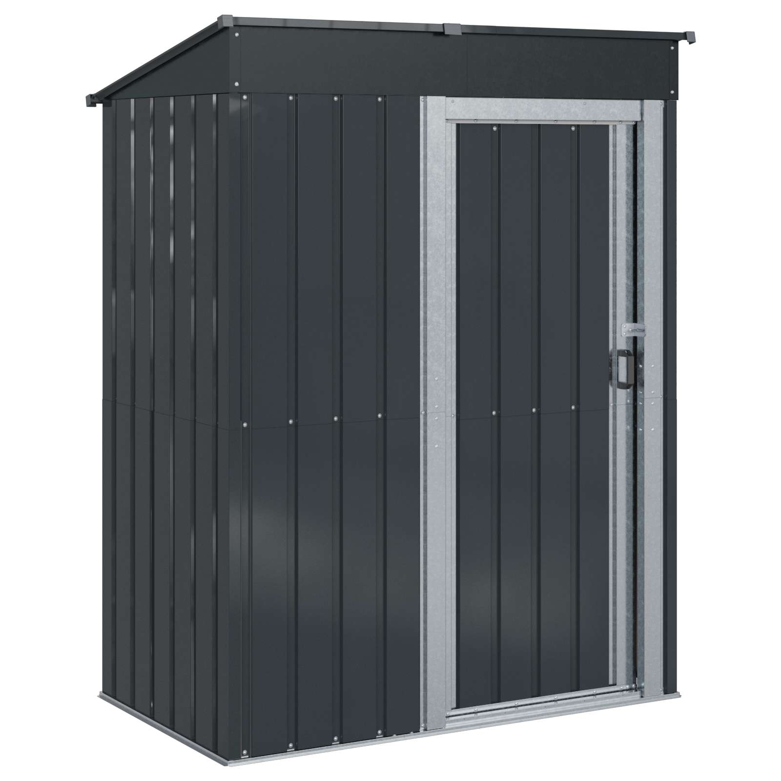 vidaXL Tuinhuisjes Antraciet 137 x 81 x 180 cm Metaal
