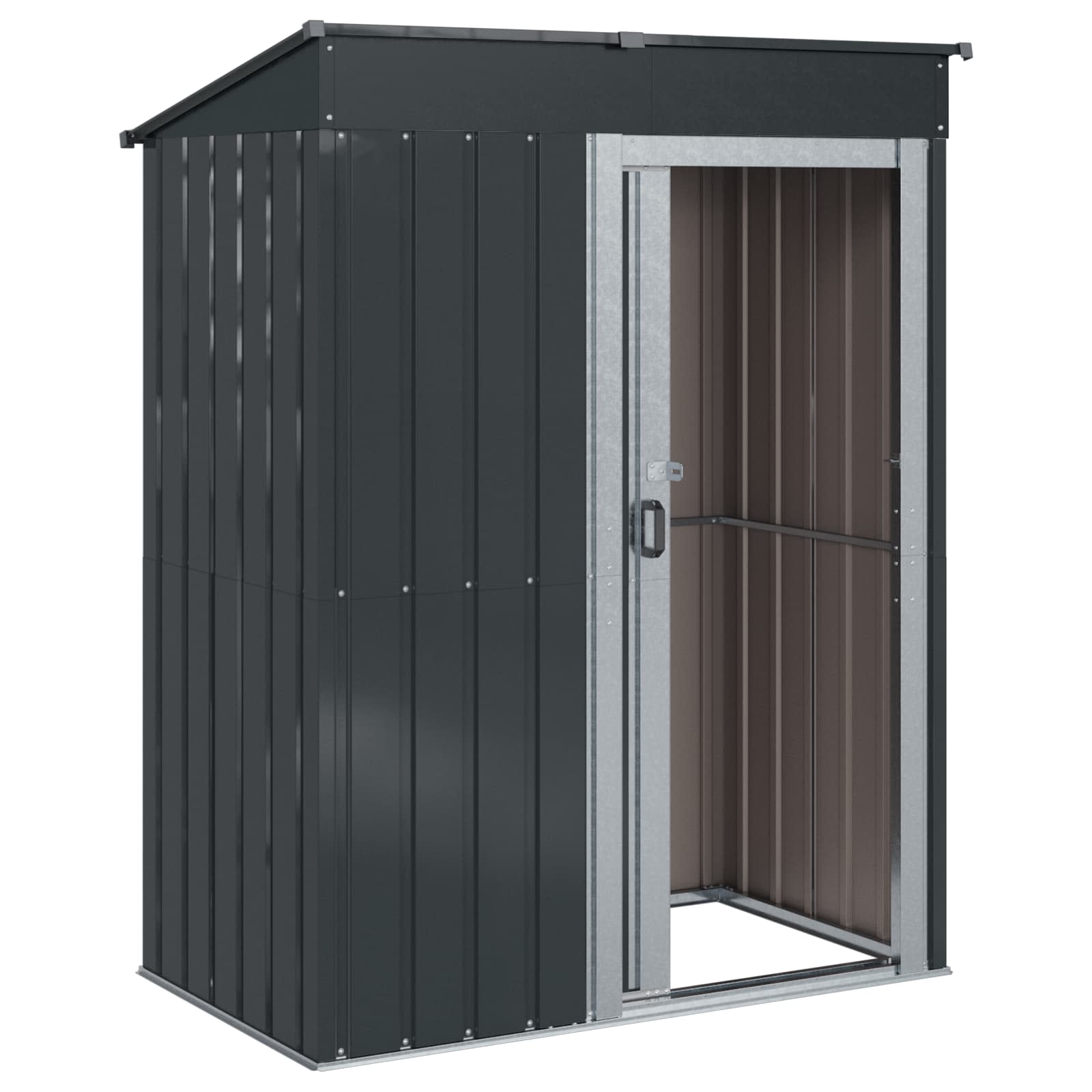 vidaXL Tuinhuisjes Antraciet 137 x 81 x 180 cm Metaal