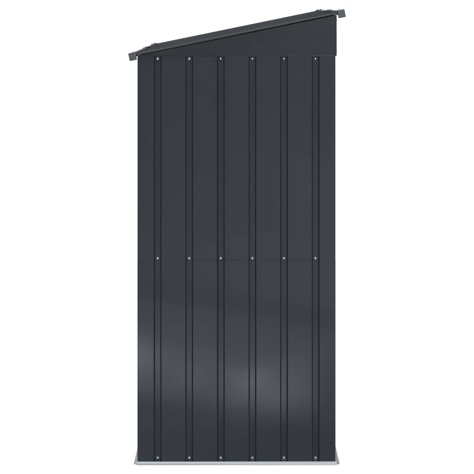 vidaXL Tuinhuisjes Antraciet 137 x 81 x 180 cm Metaal