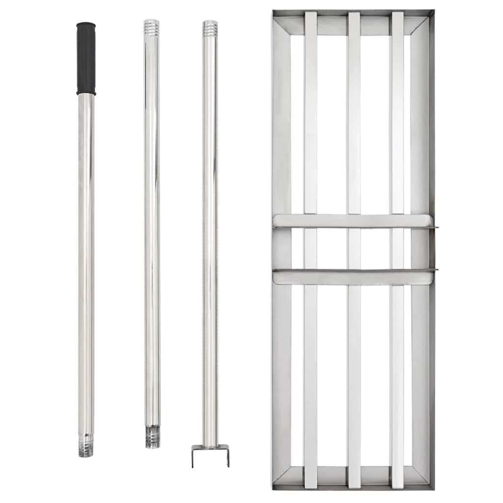 vidaXL Tuinnivelleer Handmatig 75 x 25 x 200 cm