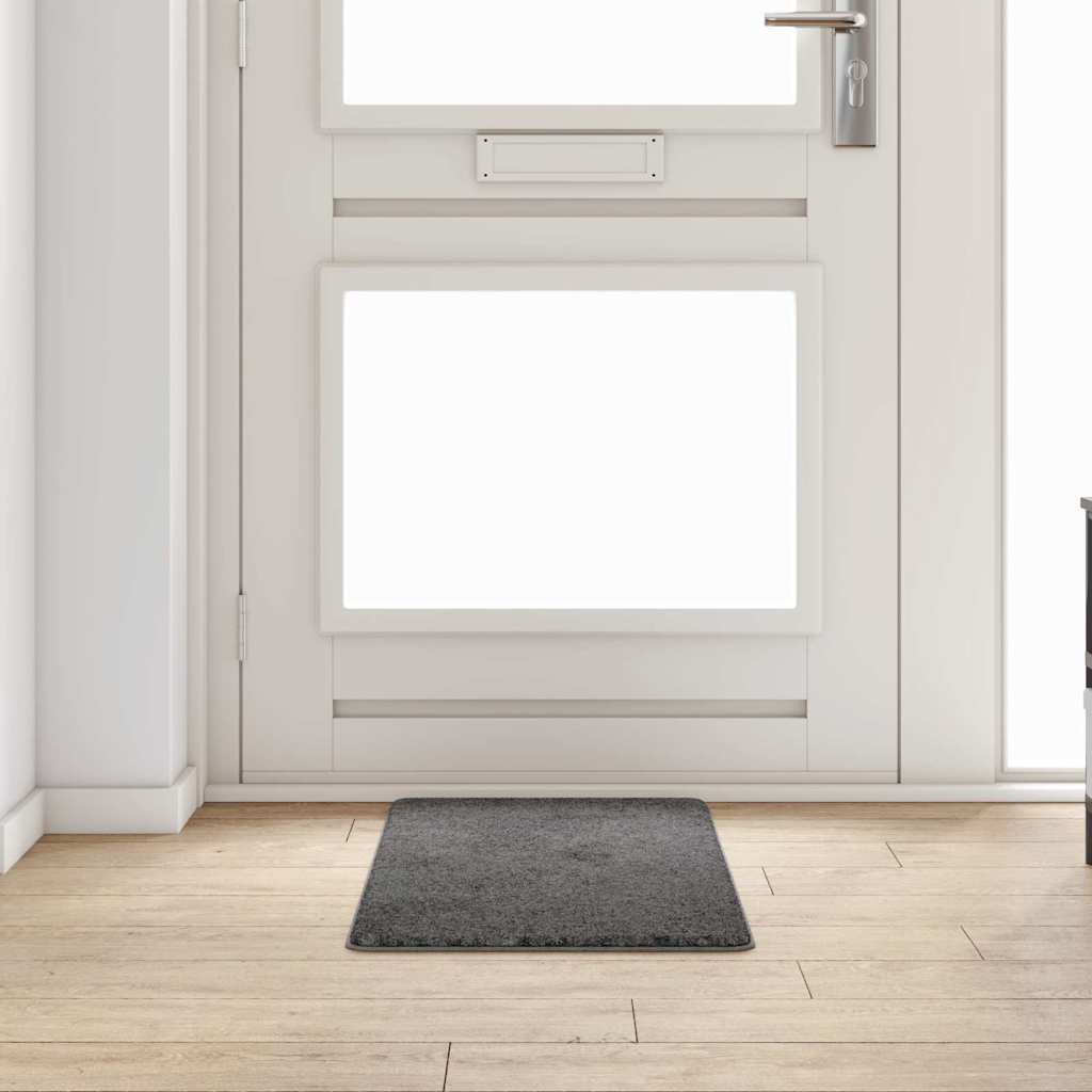 vidaXL Tapijt Loper Grijs 50 x 100 cm 100% Polypropylene Tuft