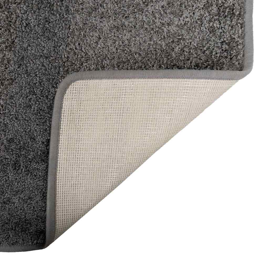 vidaXL Tapijt Loper Grijs 50 x 100 cm 100% Polypropylene Tuft