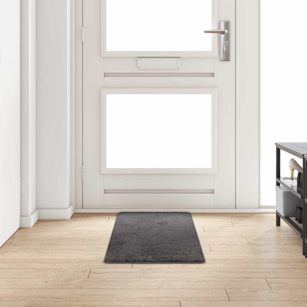 vidaXL Tapijt Loper Grijs 50 x 100 cm 100% Polypropylene Tuft