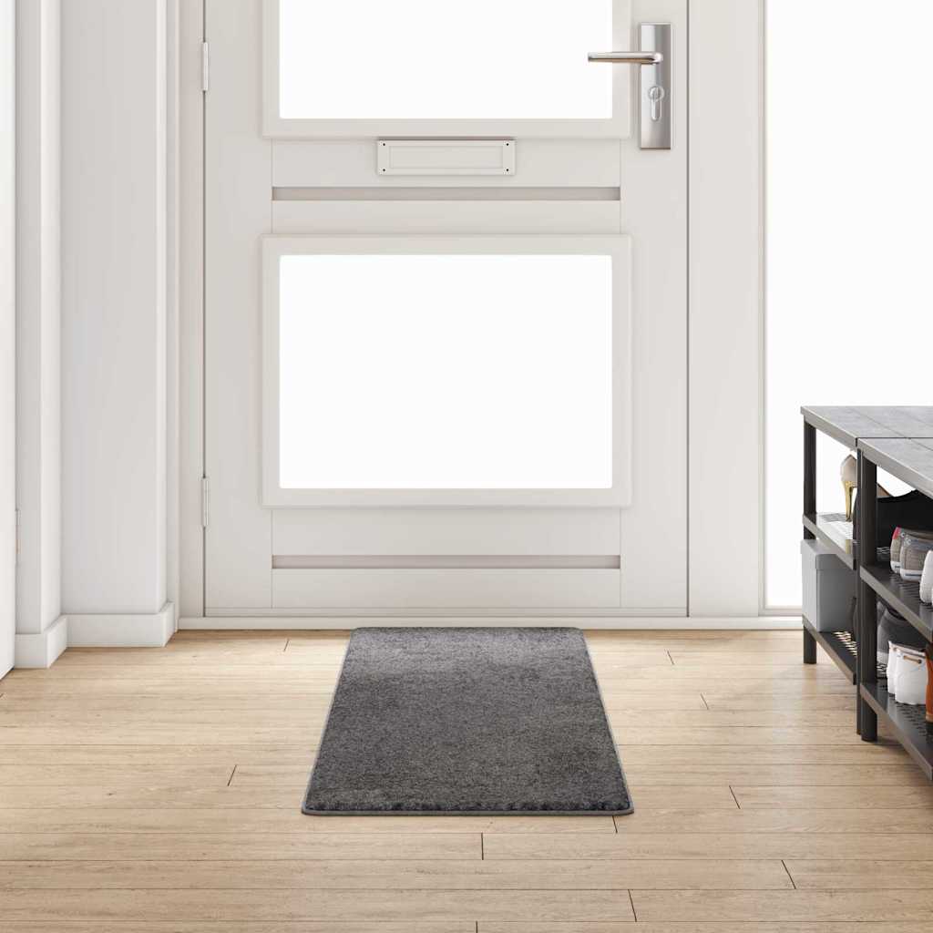 vidaXL Tapijt Loper Grijs 50 x 100 cm 100% Polypropylene Tuft