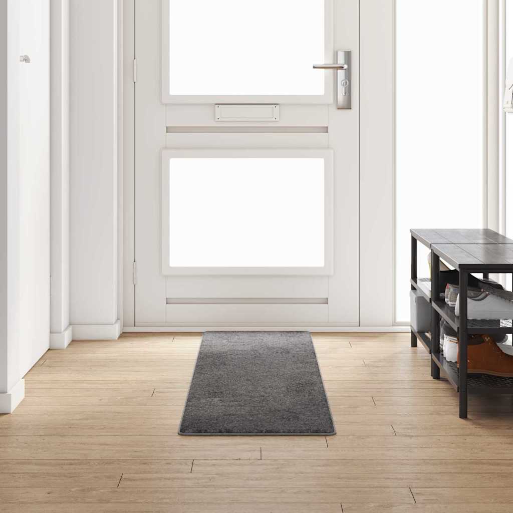vidaXL Tapijt Loper Grijs 50 x 100 cm 100% Polypropylene Tuft