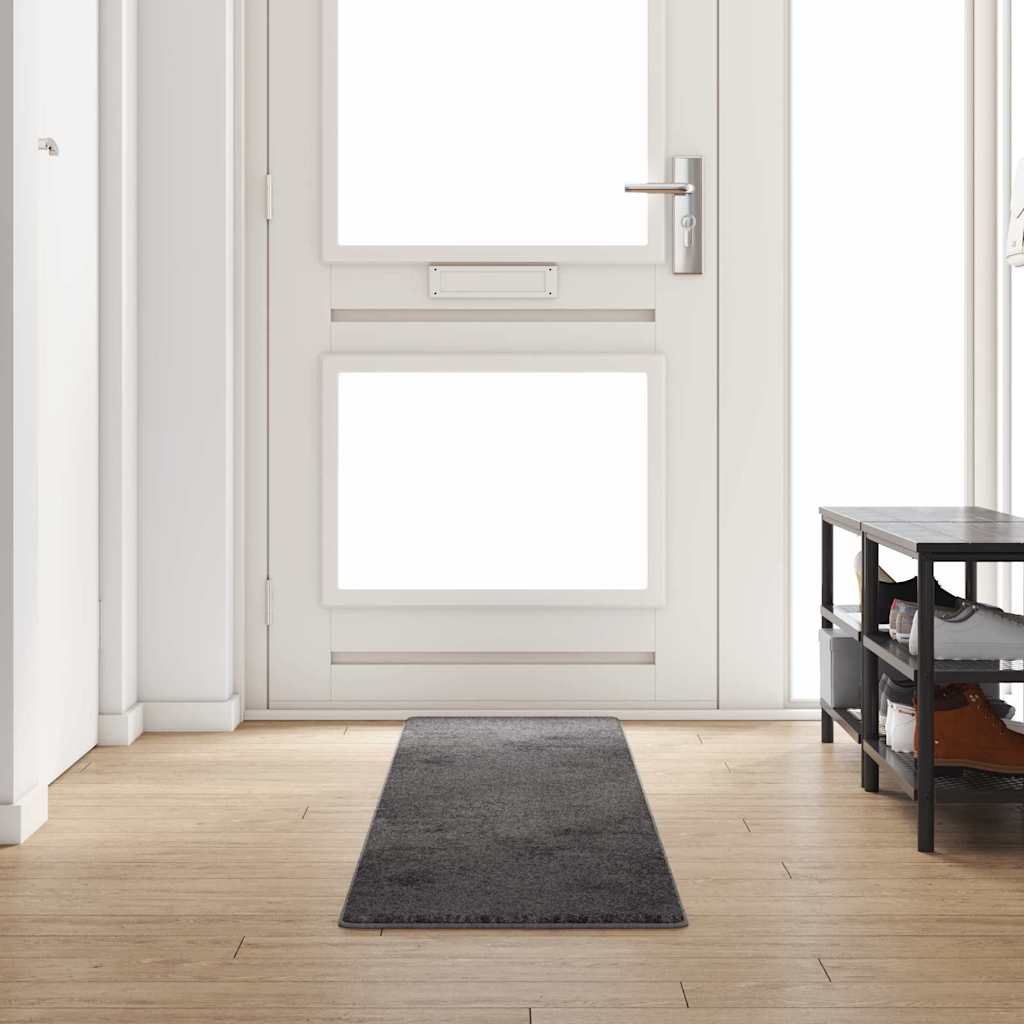 vidaXL Tapijt Loper Grijs 50 x 100 cm 100% Polypropylene Tuft