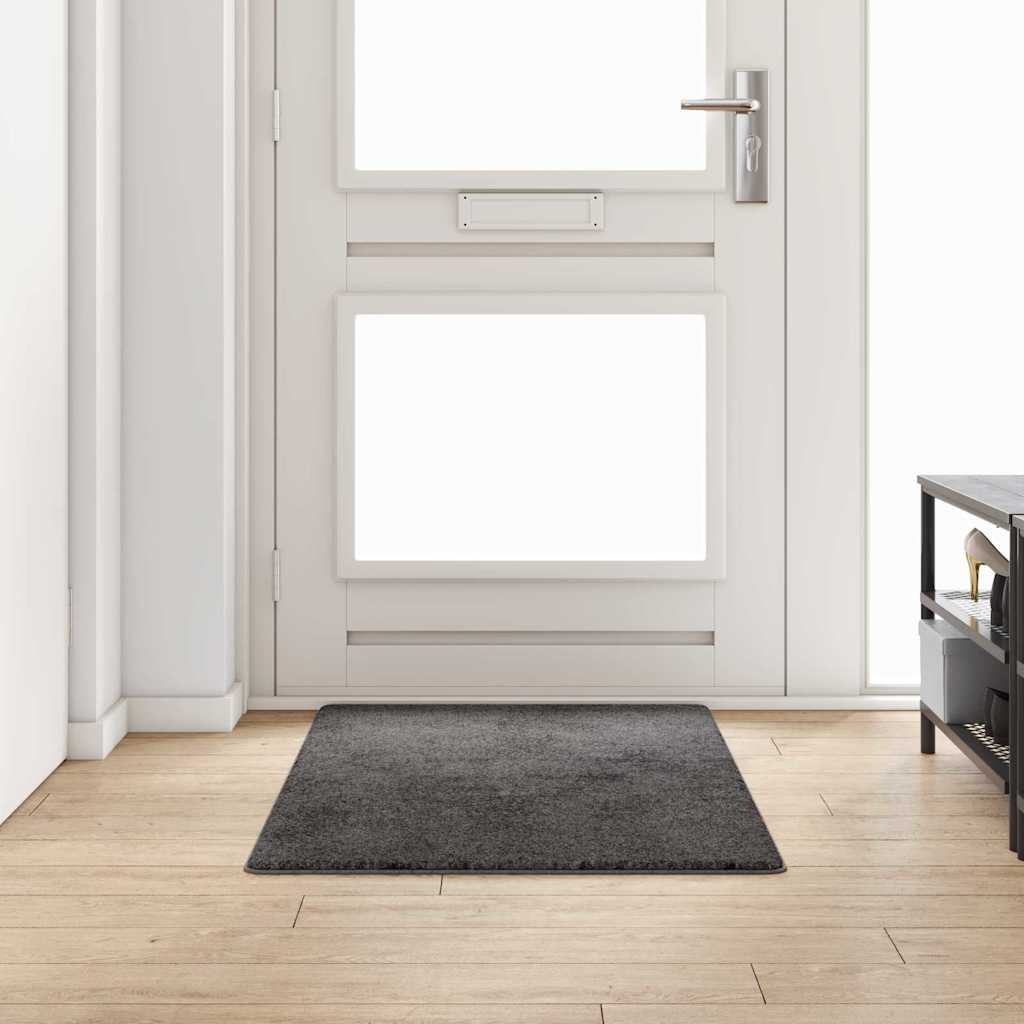 vidaXL Tapijt Loper Grijs 50 x 100 cm 100% Polypropylene Tuft