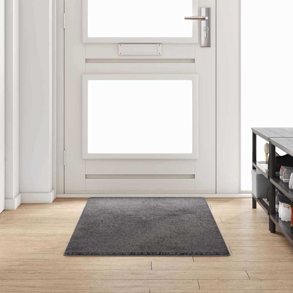 vidaXL Tapijt Loper Grijs 50 x 100 cm 100% Polypropylene Tuft