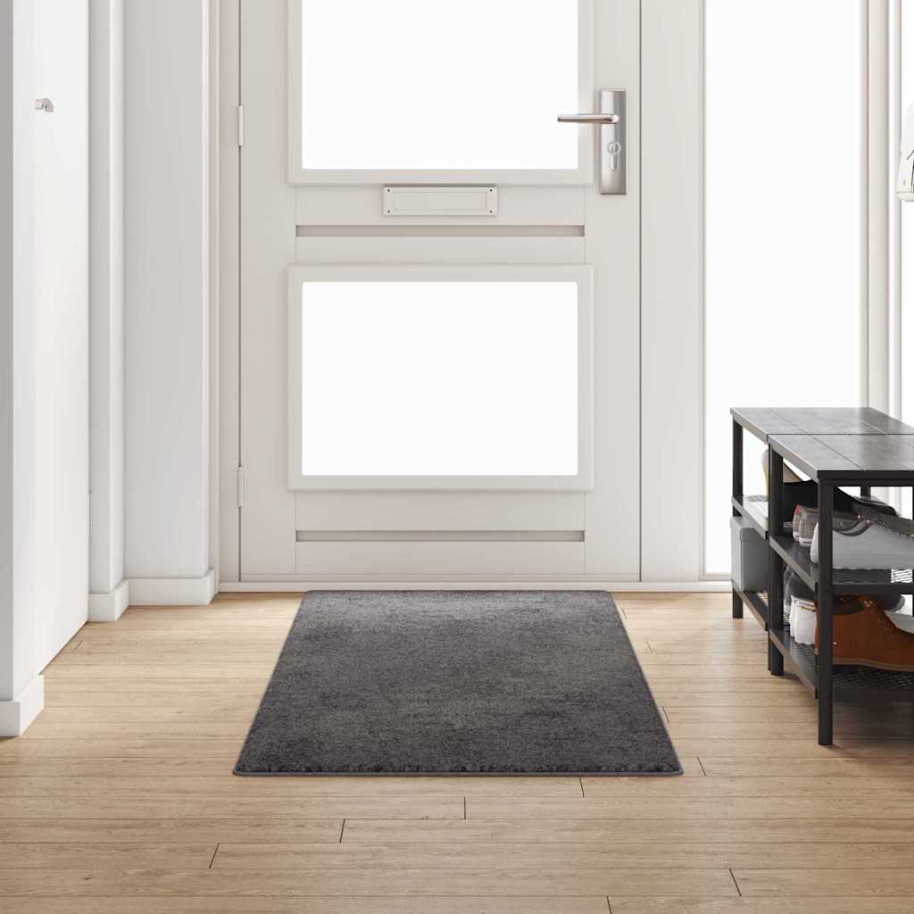 vidaXL Tapijt Loper Grijs 50 x 100 cm 100% Polypropylene Tuft