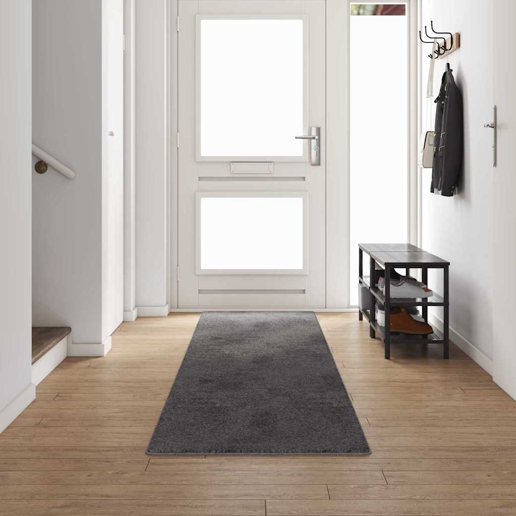 vidaXL Tapijt Loper Grijs 50 x 100 cm 100% Polypropylene Tuft