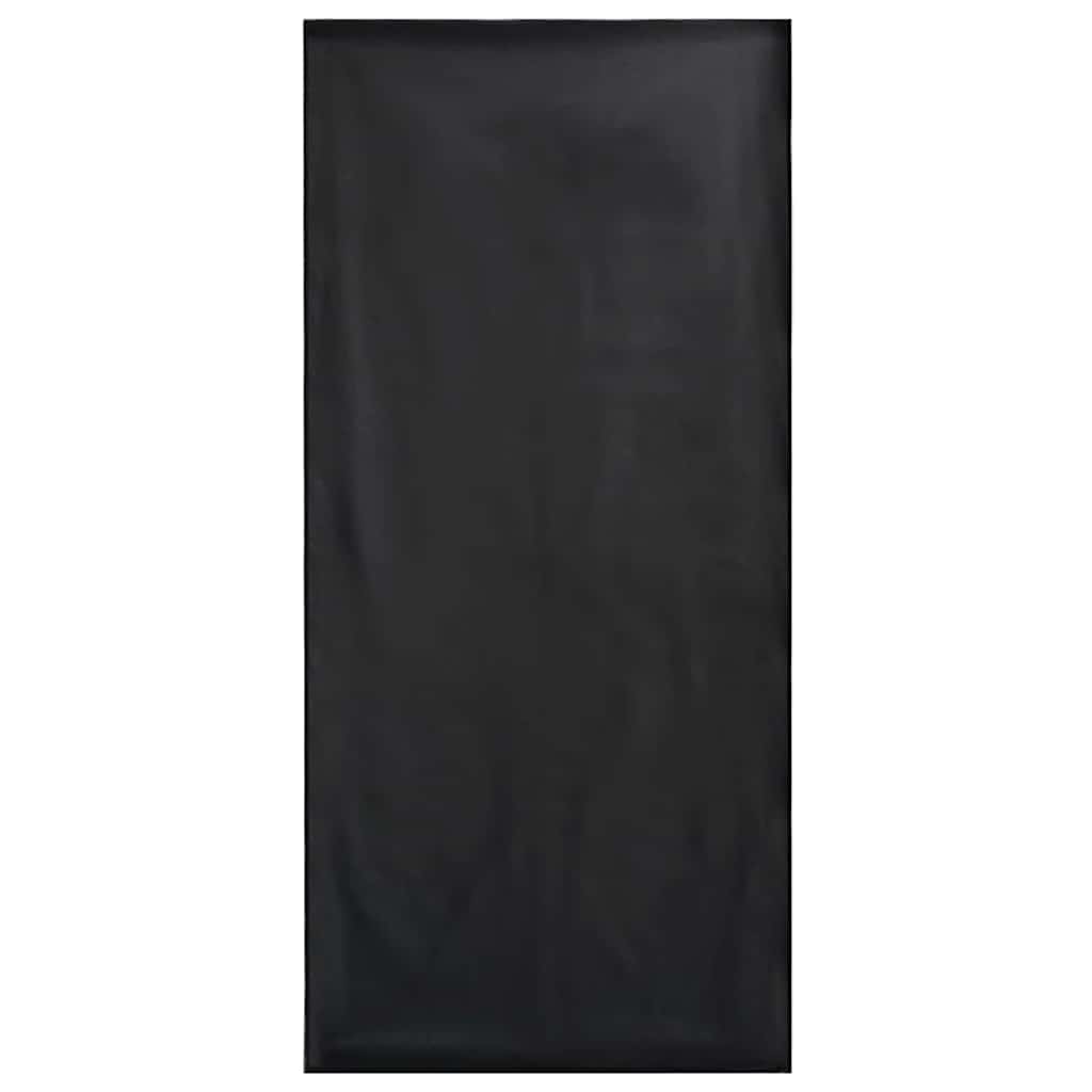 vidaXL Buiten Stoel Handdoeken 2 pcs Zwart 130 x 60 cm