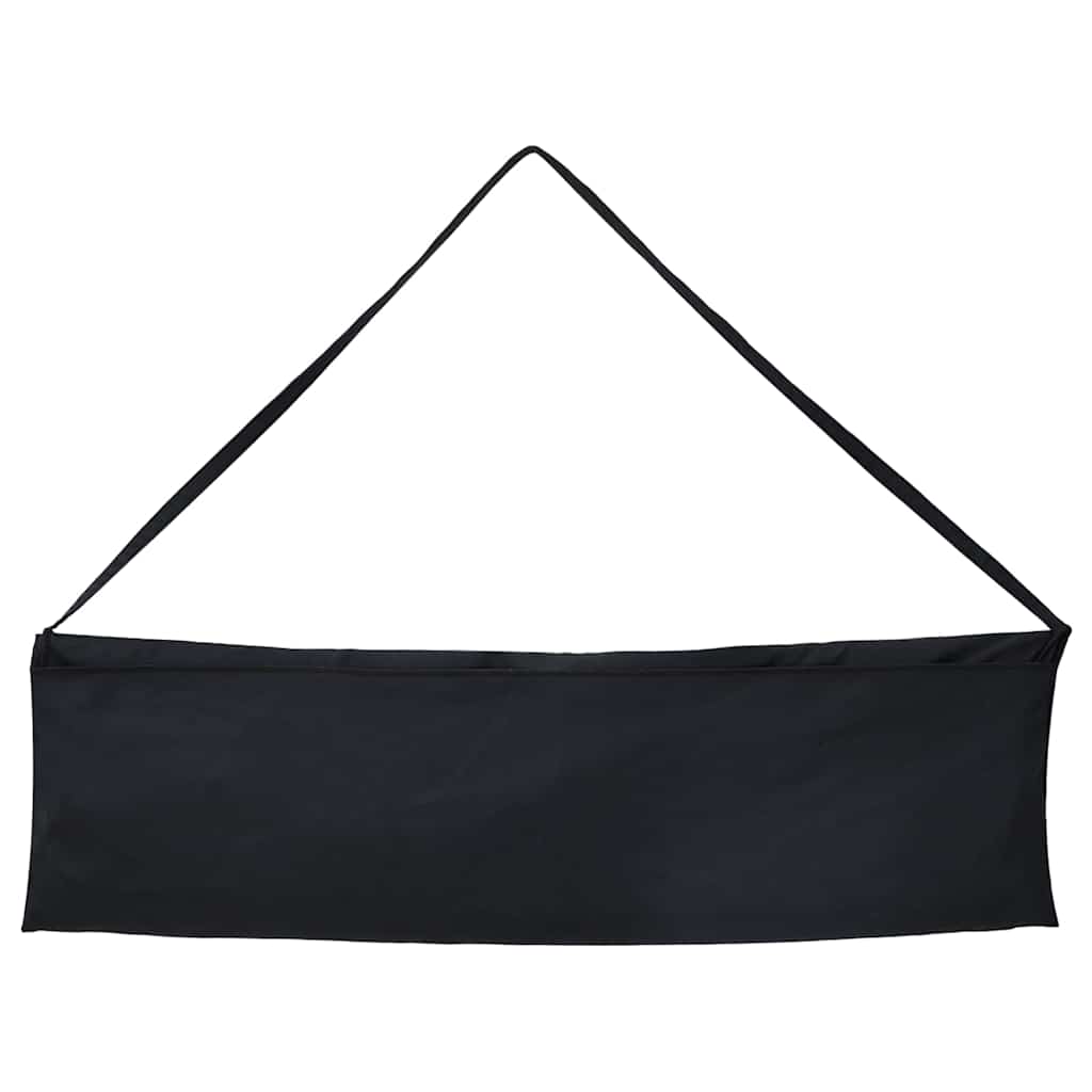 vidaXL Ligbedhanddoeken 2 pcs Zwart 210 x 75 cm Polyester en Polyamide