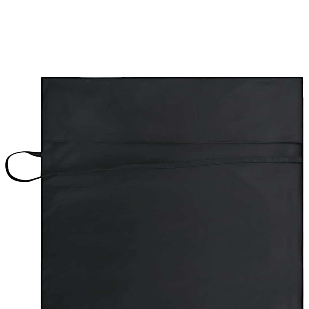 vidaXL Ligbedhanddoeken 2 pcs Zwart 210 x 75 cm Polyester en Polyamide