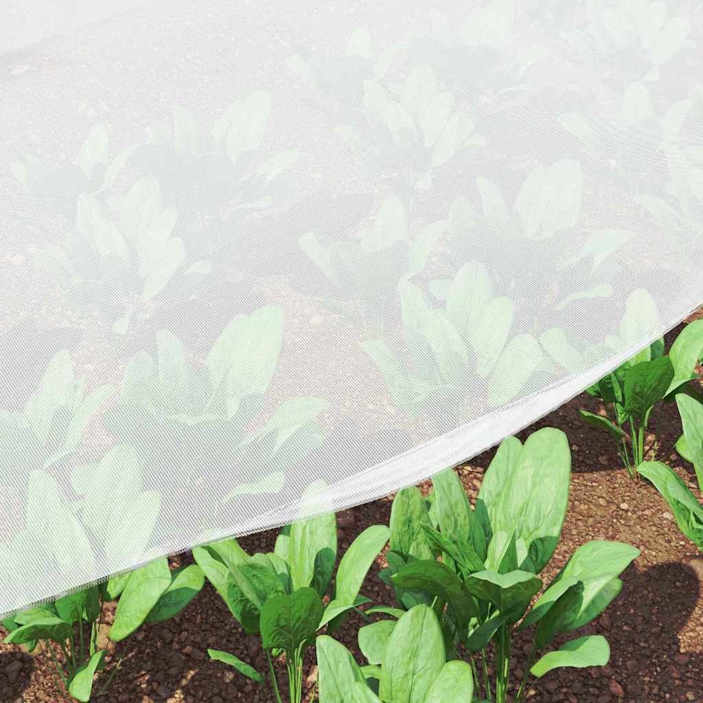 vidaXL Insecten Net Wit 2 x 5 m HDPE