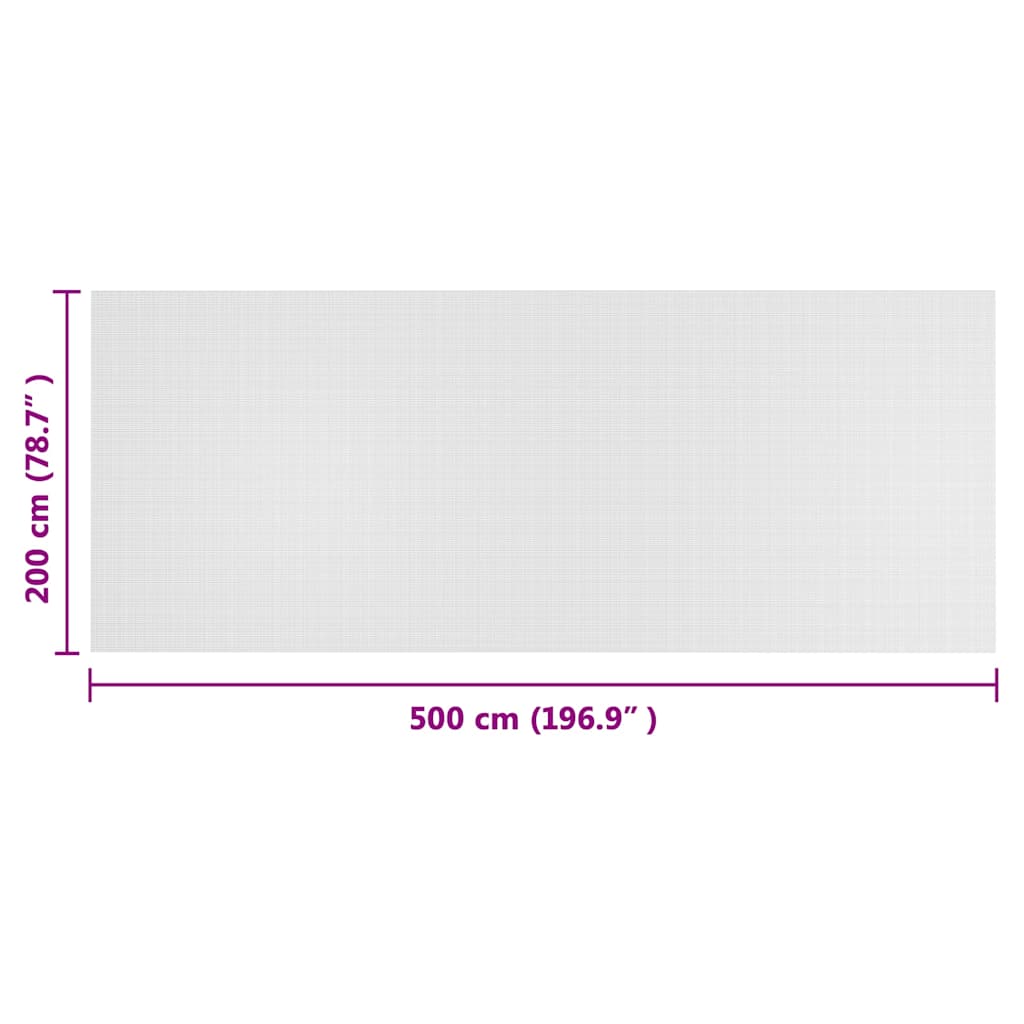 vidaXL Insecten Net Wit 2 x 5 m HDPE