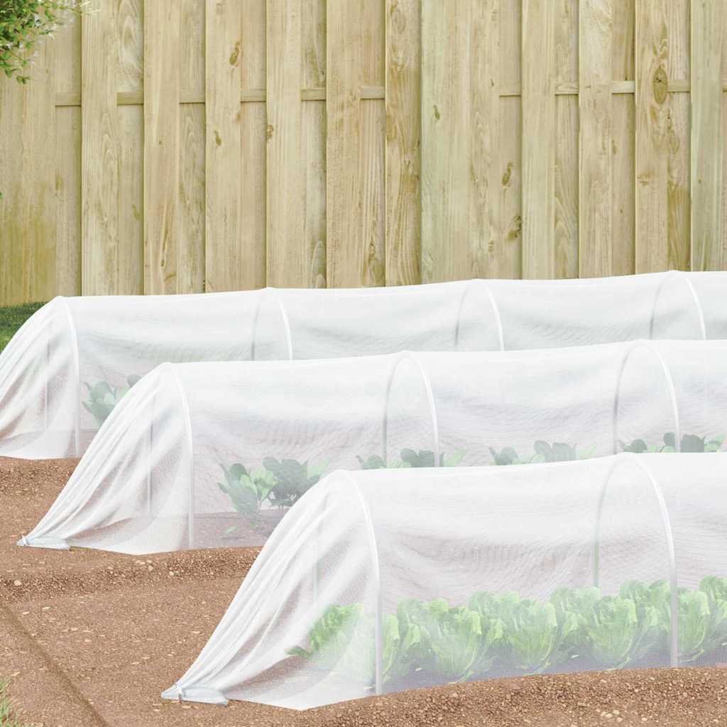 vidaXL Insecten Net Wit 2 x 5 m HDPE