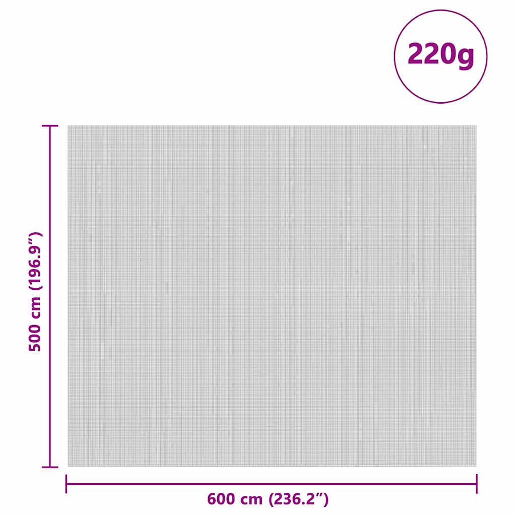 vidaXL Siloafdekking Groen 6 x 5 m HDPE