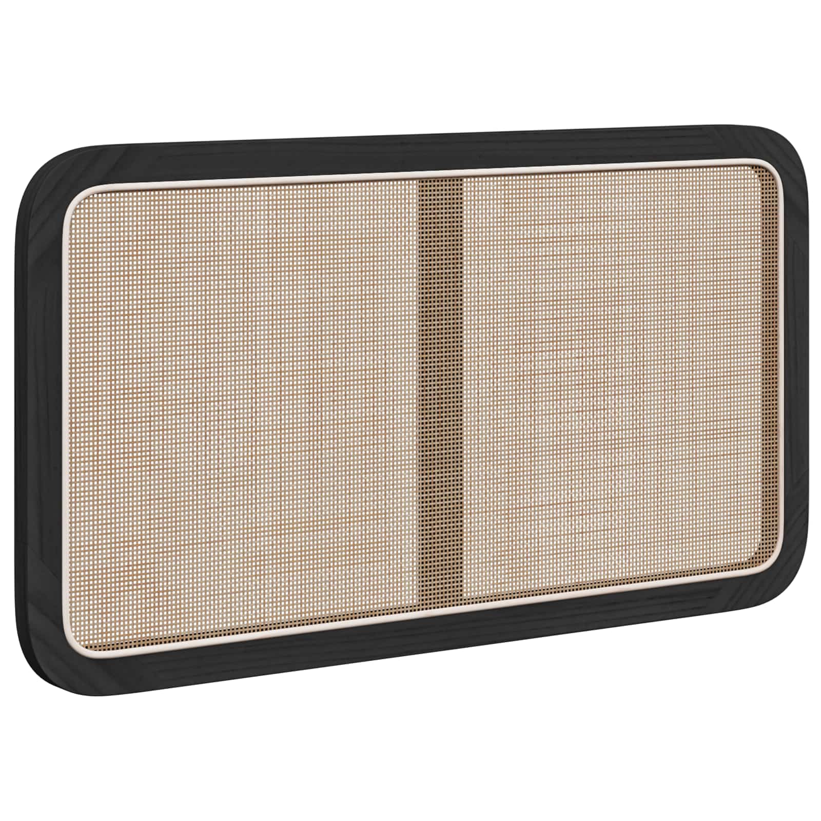 vidaXL Hoofdbord met hoofdeinde Naturel 100 x 55 x 3 cm Rattan