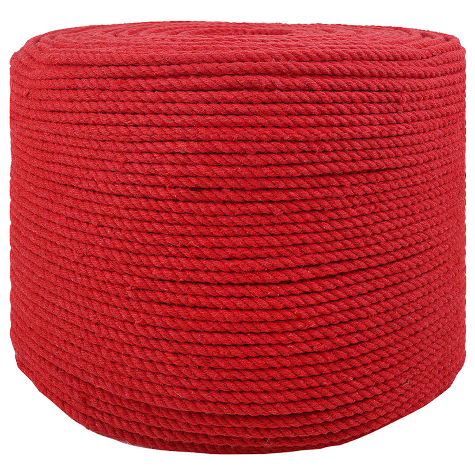 vidaXL Touw 2 pcs Zwart Katoen