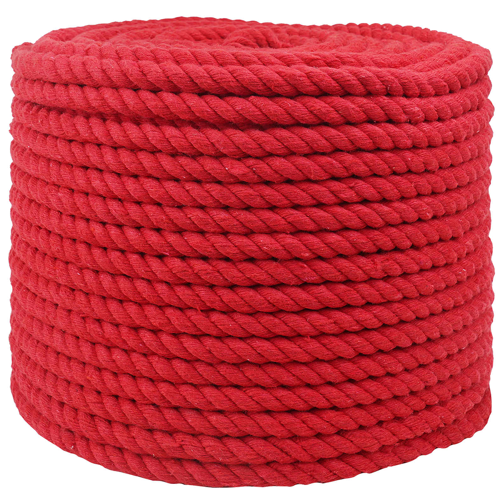 vidaXL Touw 2 pcs Zwart Katoen