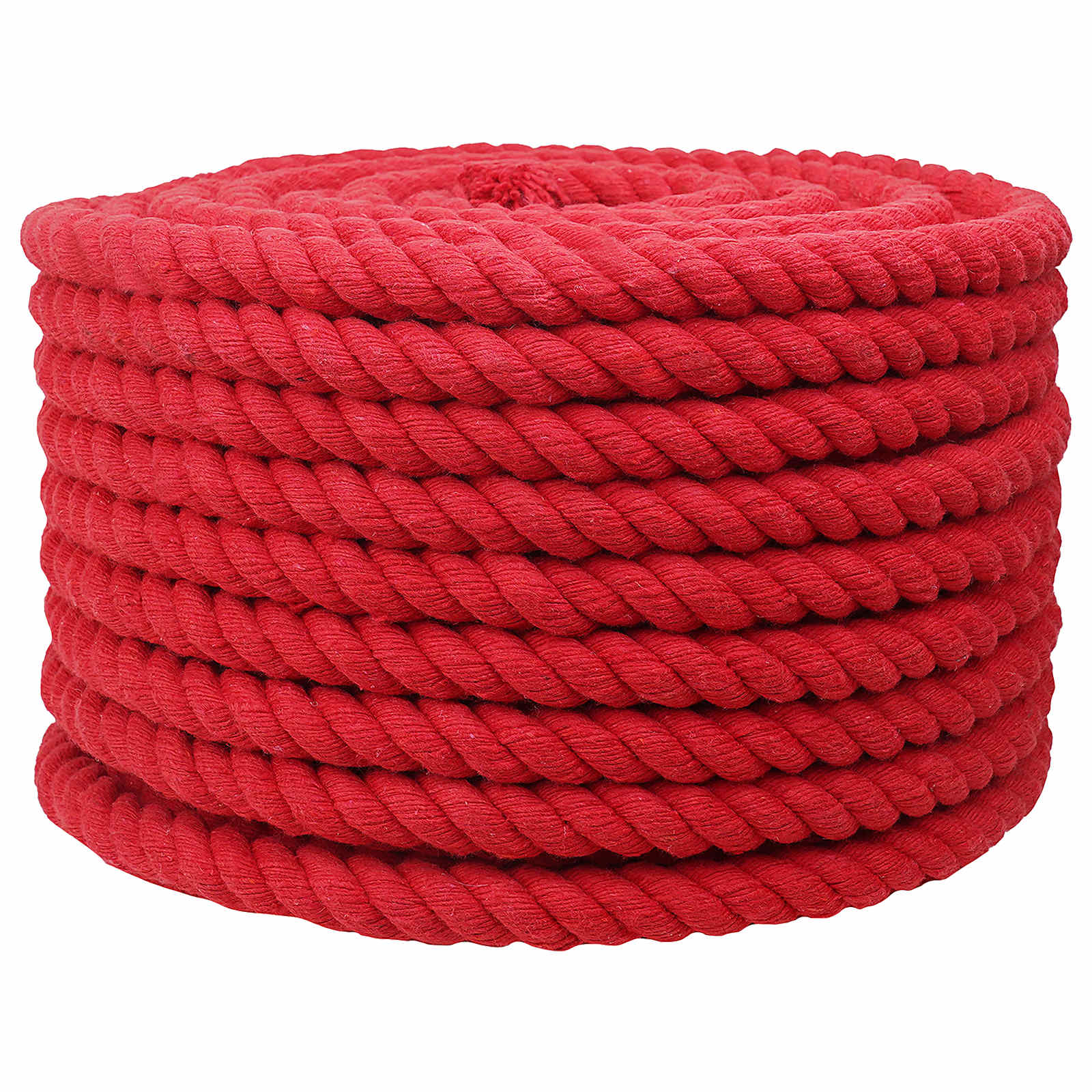 vidaXL Touw 2 pcs Zwart Katoen