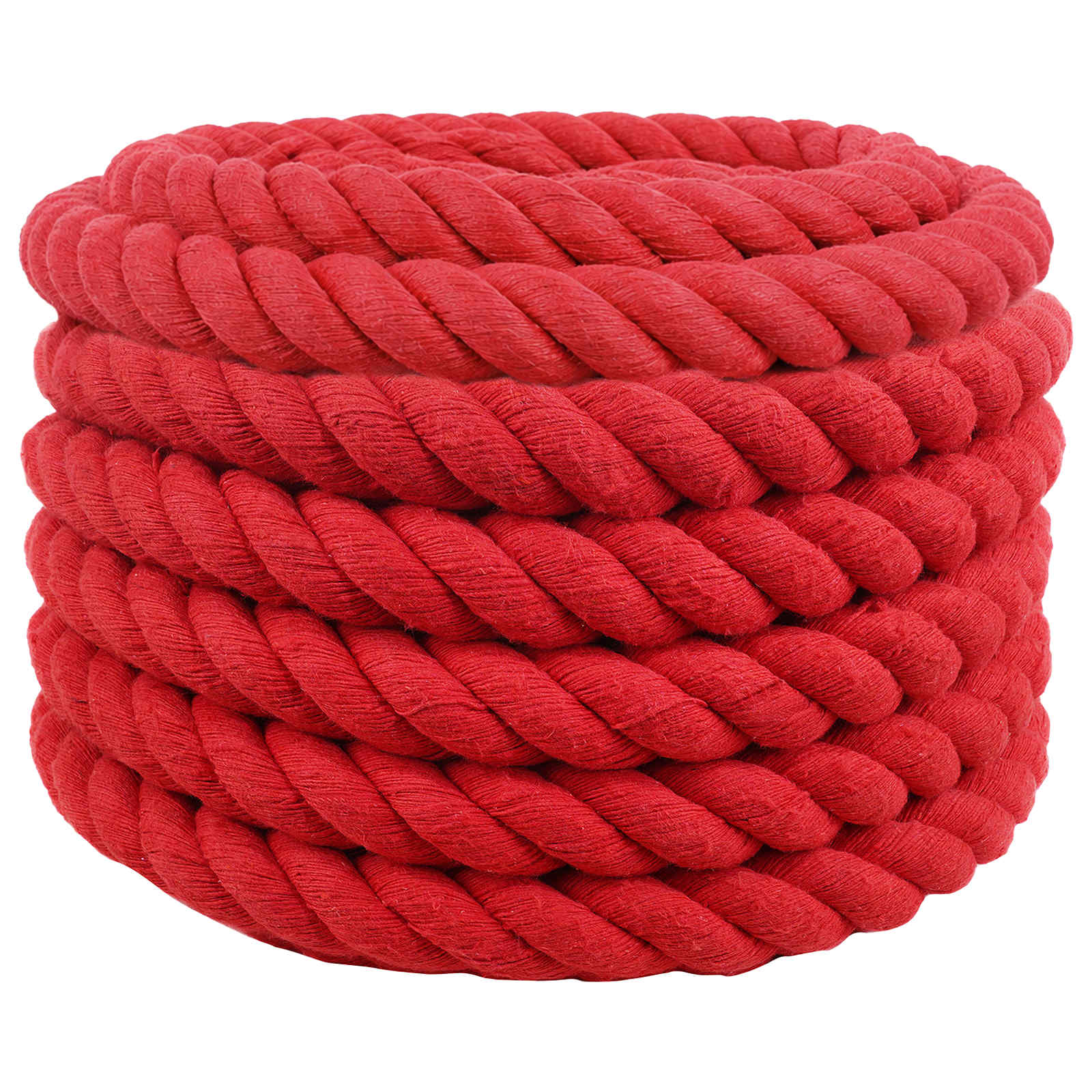 vidaXL Touw 2 pcs Zwart Katoen